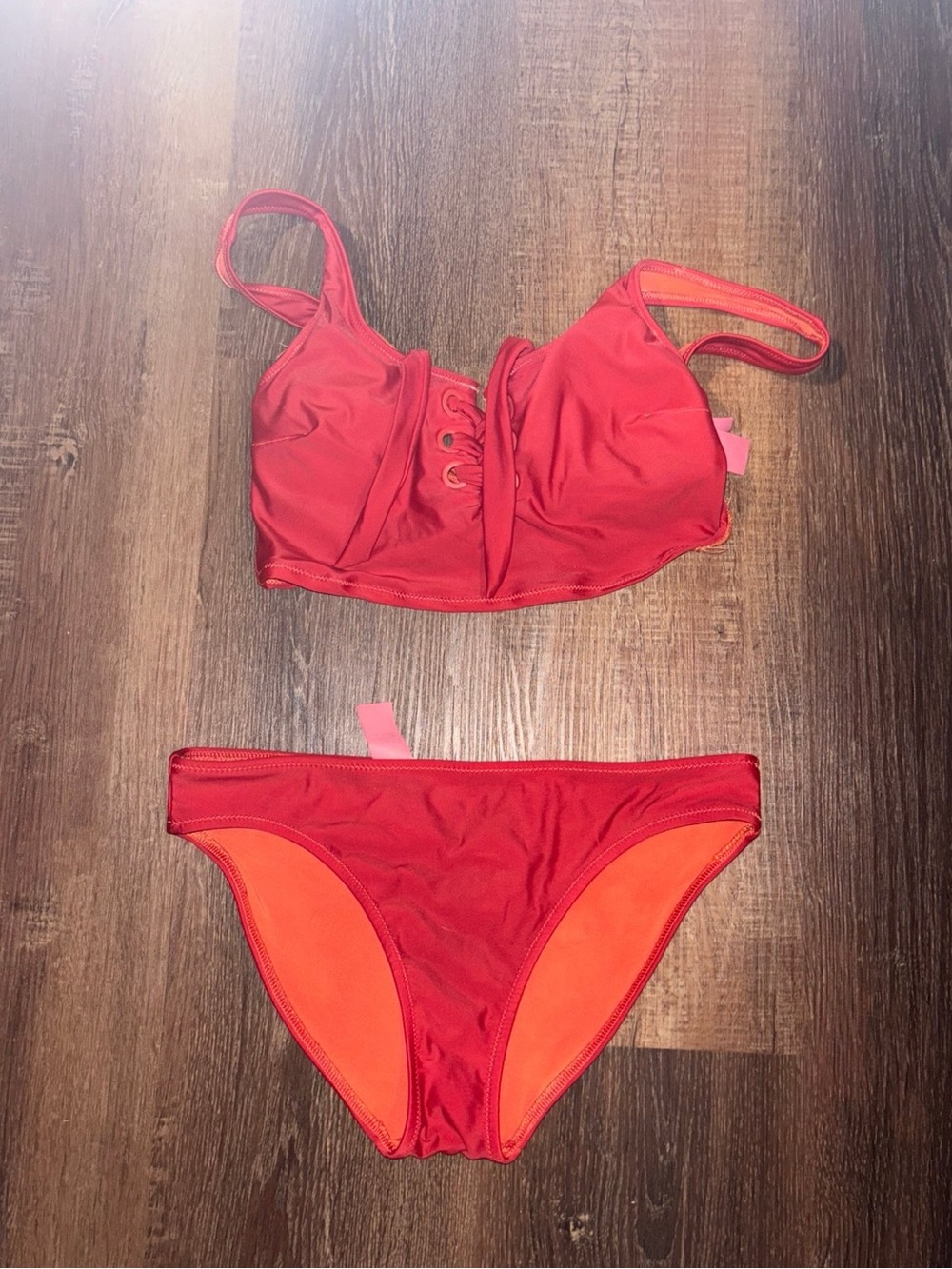 Aerie Scoop Bikini Set Top XS Bottoms S